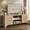 Natural Color, variant on IdealHouse Boho Media Console Table, Rattan TV Stand Cabinet for TVs Up to 65 Inches, Entertainment Center with Open Shelf for Living Room/Bedroom