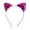 Hot Pink, variant on Childrens Glitter Cat Ears Headband Sparkling Cartoon Festival Party Hair Accessory for Girls Red One Size