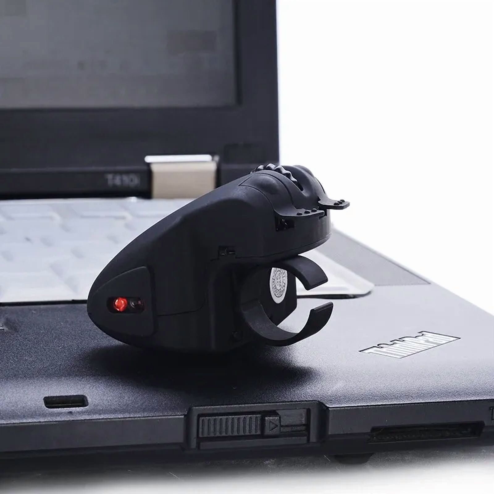 GM306 Finger Wireless 2.4G Bluetooth Mouse USB Optical Rechargeable Finger Ring Office Mouse 16000Dpi for PC Laptop Computer New