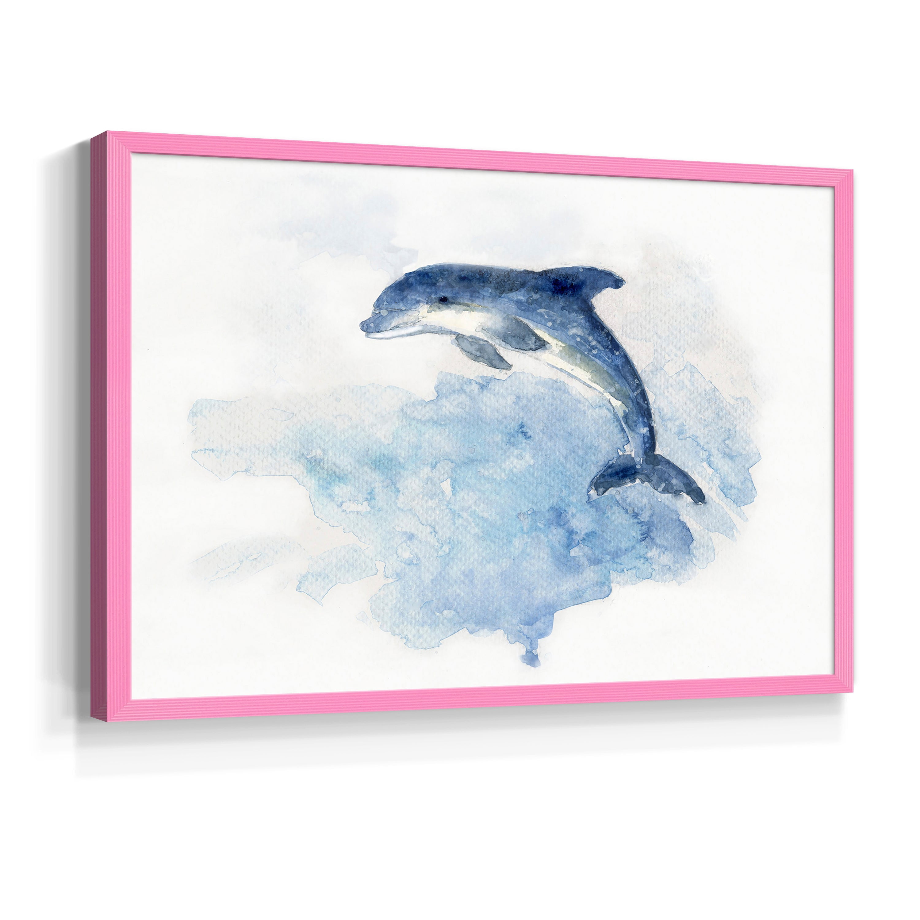 Wave Jumping by Sally Swatland - Restickable Framed Giclée Print