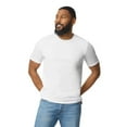 thumbnail image 5 of Gildan Men's Softstyle Lightweight Cotton T-Shirt, Modern Classic Fit Crewneck Tee, White, S, 5 of 5