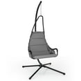 thumbnail image 1 of Silla Colgante Costway para Interiores y Exteriores Asiento Extra Ancho Acolchado Marco de Metal en Forma de X Kit para Colgar Seguro, 1 of 5