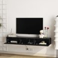 thumbnail image 6 of 67" Modern Floating TV Stand with 16 - Color LEDs and Flashing Effects for 60 - 69 Inch TV Ideal for Home Use, 6 of 6