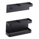 thumbnail image 5 of Organizador de soporte para pared Macarena estante de almacenamiento montado en la pared para sala de estar hogar interior Negro, 5 of 8