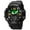 Black#2, variant on Dadiaei Men's Digital Watch with LED Backlight Waterproof Alarm Stopwatch for Casual and Sport Wear Lightweight Resin Strap Durable Wristwatch