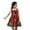 224Red481, variant on Toddler Girls Traditional Style Sleeveless Spaghetti Strap Dress Kids Ankara Princess Dresses Fashionable Casual O-Neck Sundress