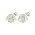 thumbnail image 2 of BemeyourBBs Toddler Baby Girl One Piece Swimsuit with Sun Hat Infant Girls Bathing Suit Long Sleeve Rash Guard Seashell Starfish/Fruit Print Zipper Swimwear and Sun Cap Summer Pool Beachwear, 2 of 9
