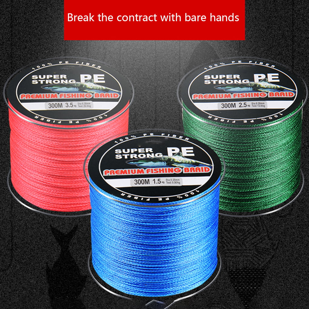 300M PE Braided 4 Strands Super Strong Testing Spectra Extreme Sea Fishing Line 