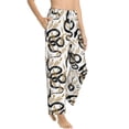thumbnail image 2 of Xecao Snake Women's Straight Lounge Pajama Pants: The Epitome of Relaxed Sleepwear, 2 of 9