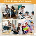 thumbnail image 6 of Big Spring Deals! Lusxy Playing Card Holders Deck Stand, Card Holders for Playing Cards for Kids Or Elder People, Hands-Free Holder Racks,Tray for Organizing Cards Holder, 6 of 9