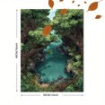 thumbnail image 3 of Lush Forest River Canyon Canvas Print, Perfect Wall Art for Living Room Bedroom Dining Room Office Hotel Lobby Home, 3 of 8