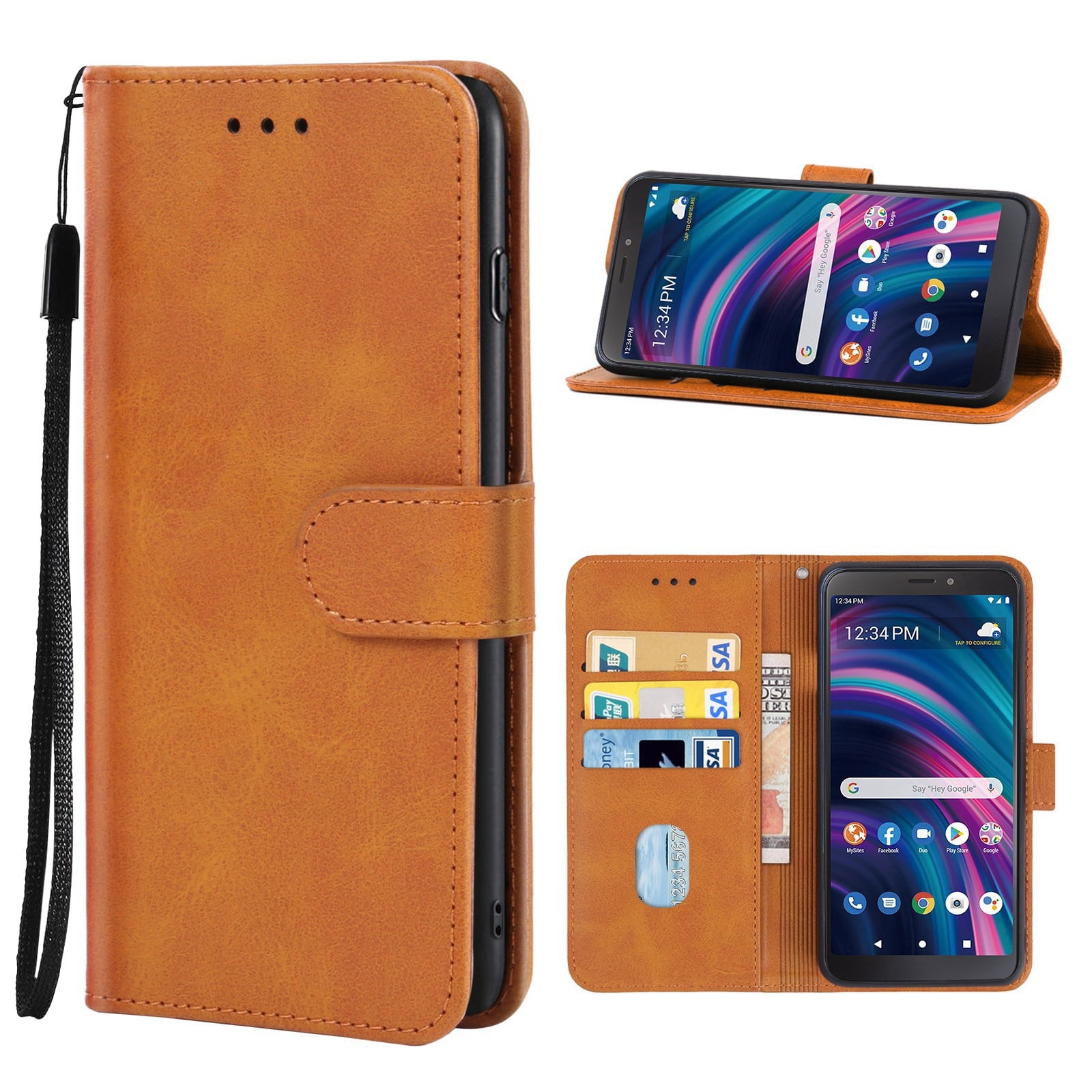 For BLU View 3 B140DL Leather Phone Case