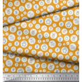 thumbnail image 3 of Soimoi Rayon Crepe Fabric Star & Cute Animals Kids Printed Craft Fabric by The Yard 46 Inch Wide, 3 of 3