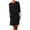 Black, variant on Vedolay Dresses That Hide Belly Women's Vintage Floral Flared A-Line Swing Casual Party Dresses with Pockets,Black L