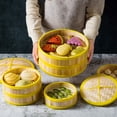 thumbnail image 3 of 1 Set Household Bamboo Steamer Cooking Tool Kitchen Food Steamer with Lid, 3 of 9