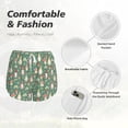thumbnail image 4 of Pofeuu Mushrooms Gnome Print Women's Athletic Shorts Running Workout Shorts Tummy Control Quick Dry Gym Shorts with Pockets Double layer sports shorts-Medium, 4 of 7