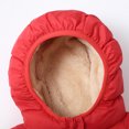 thumbnail image 3 of Children Kids Winter Warm Hooded Coats Baby Boys Girls Thick Jackets Plus Velvet Coat Toddler Solid Cotton Outerwear for 2-7T, 3 of 8
