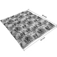thumbnail image 4 of Gray Highland Cow Bird Pattern Blanket,Comfortable Soft Flannel Throw Blanket,All Season,Warm Lightweight Blankets for Sofa Bed Couch Living Room Chair,50"x60", 4 of 4