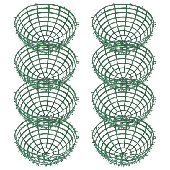 PTOOTP 4Pcs Dark Green ABS Plastic Topiary Frames Flower Arrangement Shelf for Wedding Decor