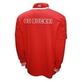 thumbnail image 3 of Men's Franchise Club Scarlet Ohio State Buckeyes 3-in-1 Double-Down T-Shirt & Quarter-Zip Pullover Set, 3 of 7