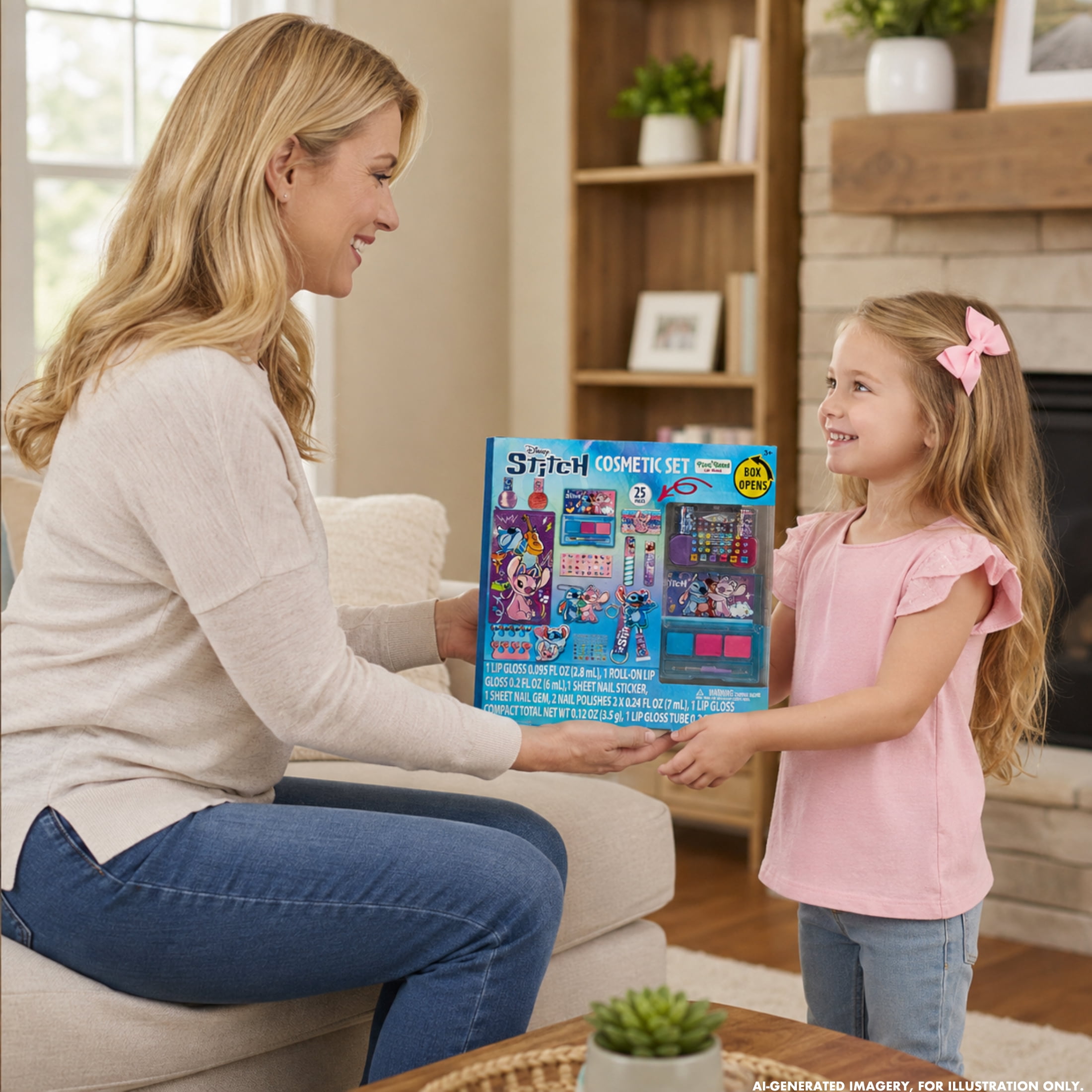 Disney Stitch Cosmetic Set, 25 Pieces