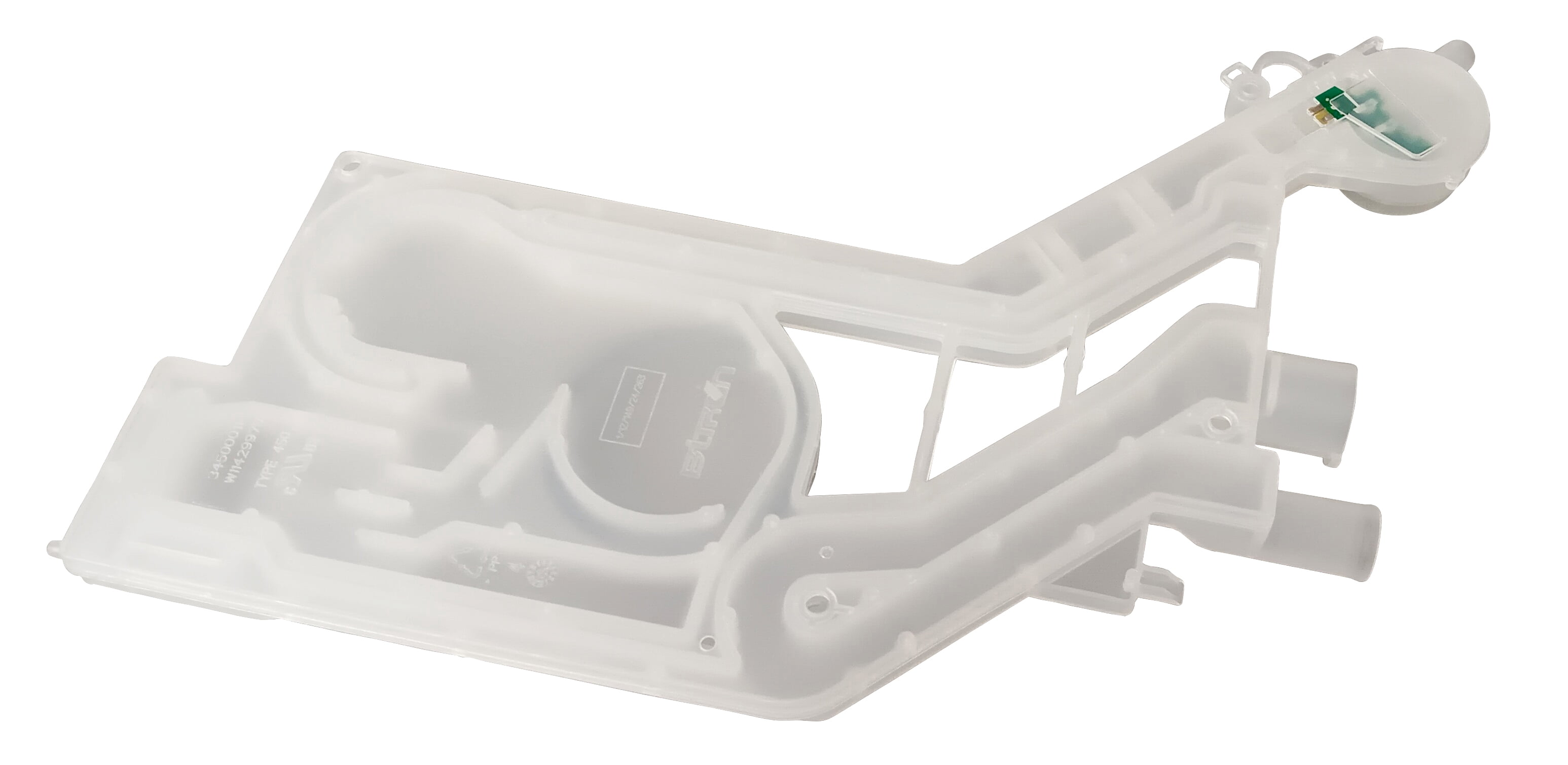 Whirlpool WPLW11535094 Dishwasher Weld Water Inlet Assembly with Tabs