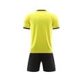 thumbnail image 4 of Ruyang Breathable Sport Jerseys for Kids Boys V-Neck Football Training Suit Youth Soccer Fans Shirt & Shorts Sets, 4 of 4