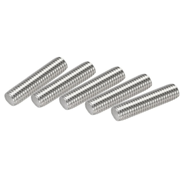 Unique Bargains M10 x 40mm Fully Threaded Rod 304 Stainless Steel Right Hand Threads 5 Pack