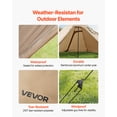 thumbnail image 5 of VEVOR Hot Tent for 4 Persons, Camping Tipi Hot Tents with Stove Jack & Inner Tent, Portable Winter Camping Tents with Snow Skirt, Easy Setup, Waterproof 4 Season Shelter Tents for Fishing Backpacking, 5 of 9