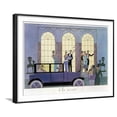 thumbnail image 1 of Art.com Printed Figurative Transportation Framed Art Prints, 21" x 27", by Georges Barbier, 1 of 5