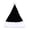 Black, variant on Christmas Party Hat Furry Christmas Hat Plush Santa Hat Funny Hat Christmas Party Decoration Santa Claus Costume