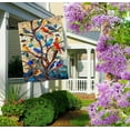 thumbnail image 3 of Stained Glass Hummingbird Garden Flags for Outside Spring Summer House Flag Flowers Large Burlap Yard Flag 28x40 Inch Double Sided Seasonal Outside Decoration, 3 of 13