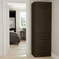 thumbnail image 3 of Edge by Bestar 2-Drawer Storage Unit with Door in White, 3 of 4