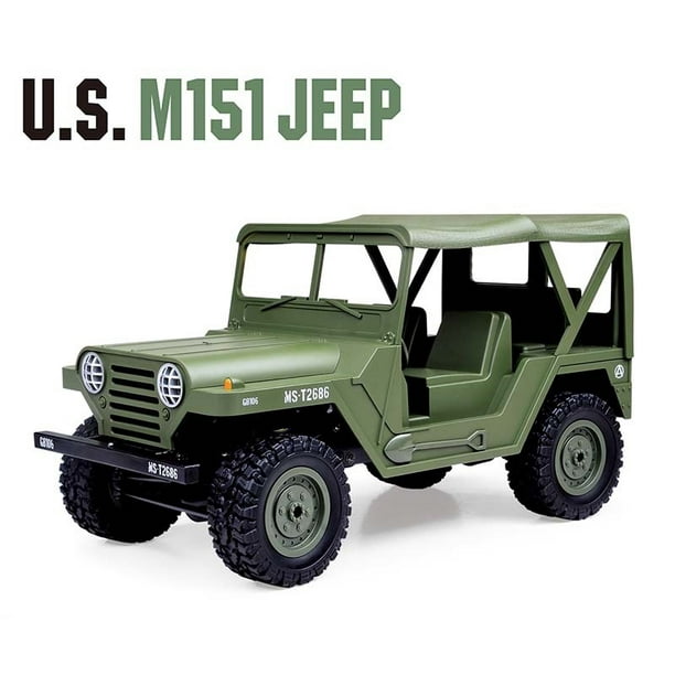 2.4Ghz Remote Control 1/14 Scale U.S M151 Jeep Military Vehicle 4WD