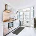 thumbnail image 6 of Luxurious Speckled Black and White Kitchen Rug Set - 20x32 & 20x48 Inches Kitchen Mats, Ultra Absorbent, Super Soft, Machine Washable, Anti-Slip Backing, Perfect for Modern Kitchens, 6 of 6