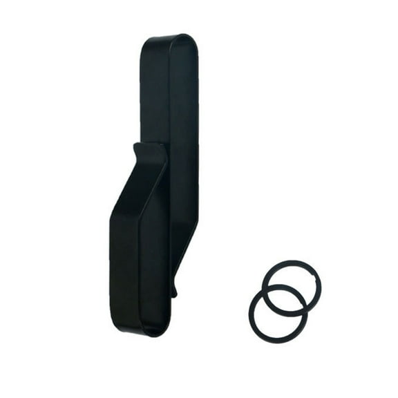 UNTERING Heavy Duty Belt Key Holder with 2pcs Metal Key Rings, Stainless Steel Keychain Key Holder Clip for Wide Duty Belt