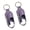 Purple, variant on ANXPTIME Pack of 2 Inhaler Carry Bags Waterproof Fabric Multiple Dividers