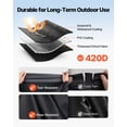 thumbnail image 6 of VEVOR Golf Cart Cover, Visible Full-Enclosure 2+2/4 Passenger Golf Cart, 420D Waterproof Oxford Fabric Club Car Cover Fits Most Carts Club Car, Yamaha, EZGO, Honda,PVC Coating & Windproof Hook Design, 6 of 9