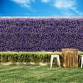 thumbnail image 2 of Gymax 2PCS Expandable Fence Privacy Screen Decorative Faux Purple Eucalyptus Fencing Panel, 2 of 10