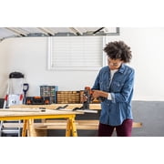 مثقاب لاسلكي Black+decker 20v، مجموعة أدوات كهربائية مكونة من 6 قطع، بطارية وشاحن متضمنان (bdcdmt1206kitc)