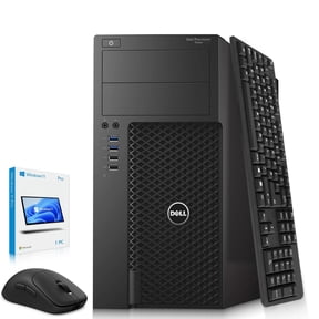 Restored Dell Precision 3620 Tower Desktop Computer – Intel Core i5-6500 6th Gen – 16GB RAM – 256GB SSD – Wireless Keyboard & Mouse – Built-in WiFi – Windows 11 Pro – Workstation PC