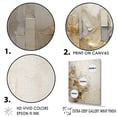 thumbnail image 3 of Designart "Abstract Split In Gold And White III" Abstract Shapes Floater Framed Wall Decor, 3 of 5