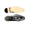 thumbnail image 2 of Belvedere Men Siena Dress Exotic shoes Formal Genuine Ostrich Leather 1463 black, 2 of 3