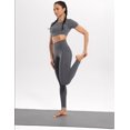 thumbnail image 7 of NANAHuang Women's Workout Leggings with Pockets High Waist Pants 28" Tummy Control Athletic Tights Full Length, 7 of 7