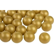 Juvale 50-Pack Gold Ping Pong Balls, Plastic Golden Table Tennis Ball, Drinking Games Accessories, Ideal for Beer & Champagne Pong, 1.5 Inches, Fits 2-Ounce Shot Cup