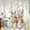 B, variant on Easter Bunny Shower Curtain for Bathroom Spring Decorations Set with 12PCS Hooks, Colorful Floral Bathroom Shower Curtain Happy Easter Waterproof Fabric Shower Curtain Bathtub Decor,47*71"