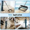 thumbnail image 2 of ZALALOVA Chicken Poop Scooper, 2-in-1 Metal Chicken Coop Rake With Adjustable Stainless Steel Handle,Cleaning Tools for Chicken Coops & Farm Animals Scoop, 2 of 7