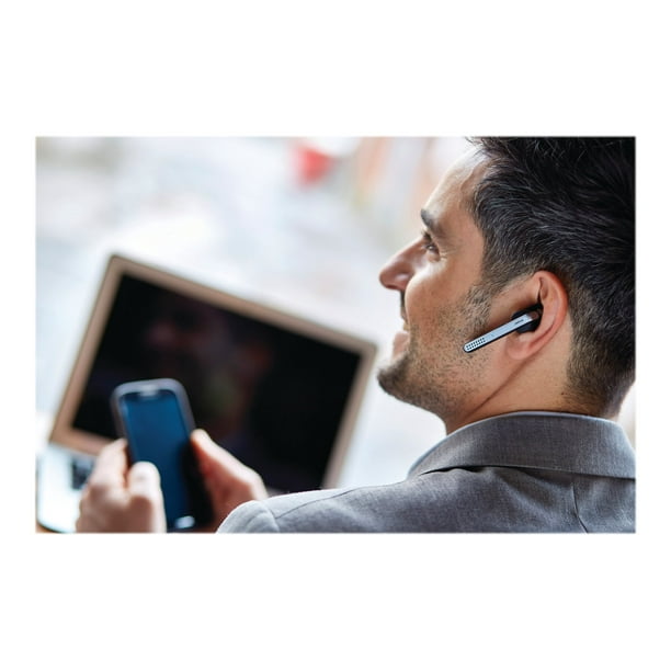 Jabra STEALTH UC MS Headset in ear over the ear mount