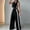 Black, variant on Women's 2 Pcs Outfits White Striped V Neck Button Blazer Vest Pants Tracksuit - Sleeveless Tops Wide Leg Trouser Pants Suits Casual Sets 2026 - Summer Trendy Vacation Lightweight Suit Blue S