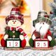 thumbnail image 2 of Calendario de Adviento Calendario de Adviento de Navidad Adorno de Navidad de madera de Papá Noel Muñeco de nieve Calendario de cuenta regresiva de tela no tejida Decoración de escritorio, 2 of 4